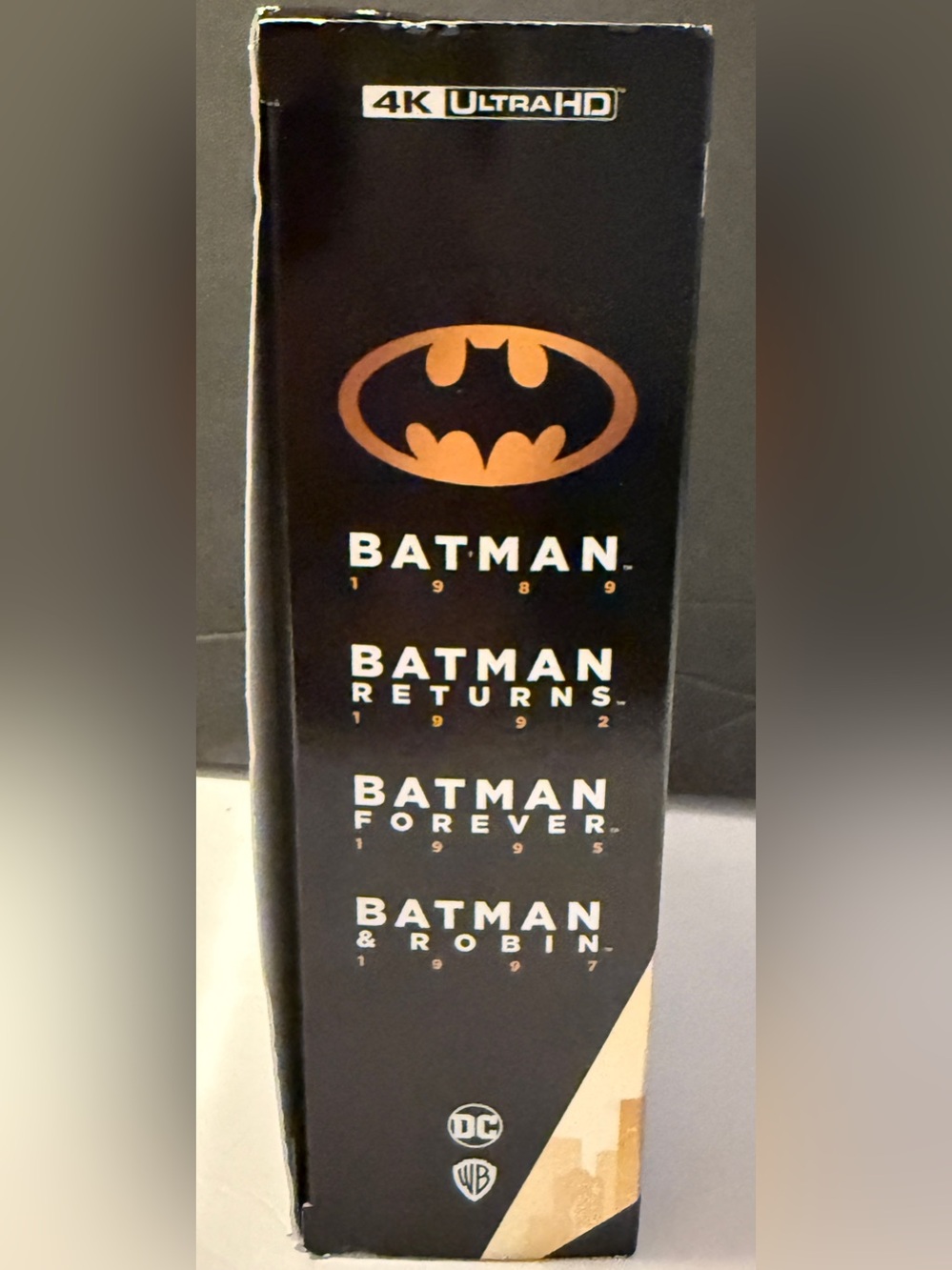 Batman 4-Film Collection 1989-1997 4K Ultra HD + Blu-ray Complete Box Set